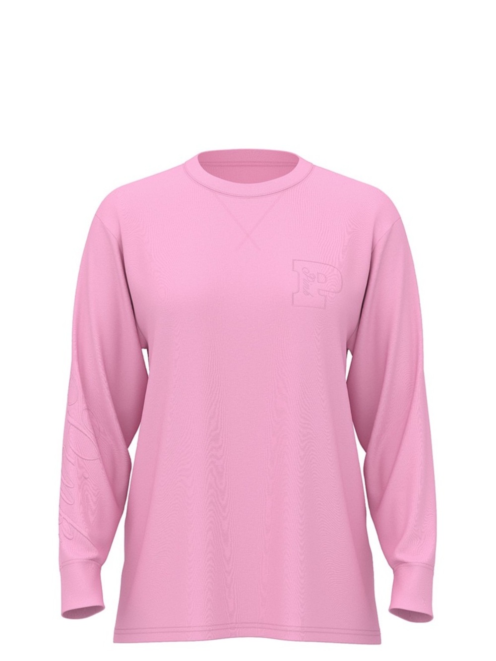 PINK Victoria's Secret Bubblegum Pink Crewneck Long Sleeve